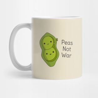 Funny Peas Pun - Peas Not War Mug